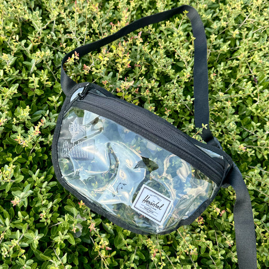 Classic Hip Pack Clear - 1L - Black
