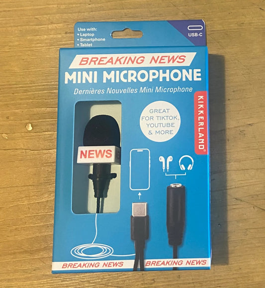 Breaking News Mini MIcrophone