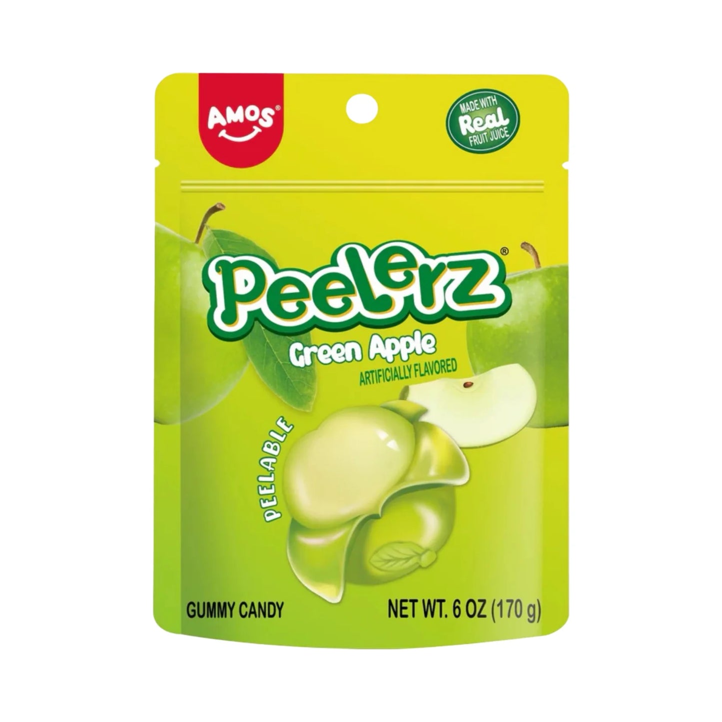 Amos Peelers Gummy Green Apple