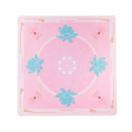 Mini Lotus Mahjong Mat - Pink