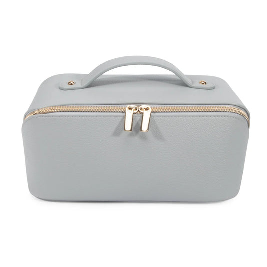 Leah Cosmetic & Toiletry Bag - Light Grey