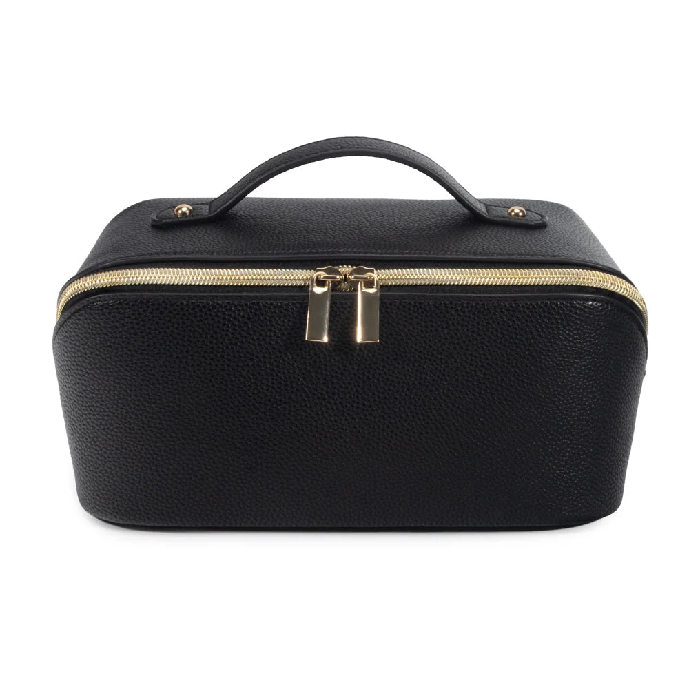 Leah Cosmetic & Toiletry Bag - Black