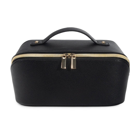 Leah Cosmetic & Toiletry Bag - Black