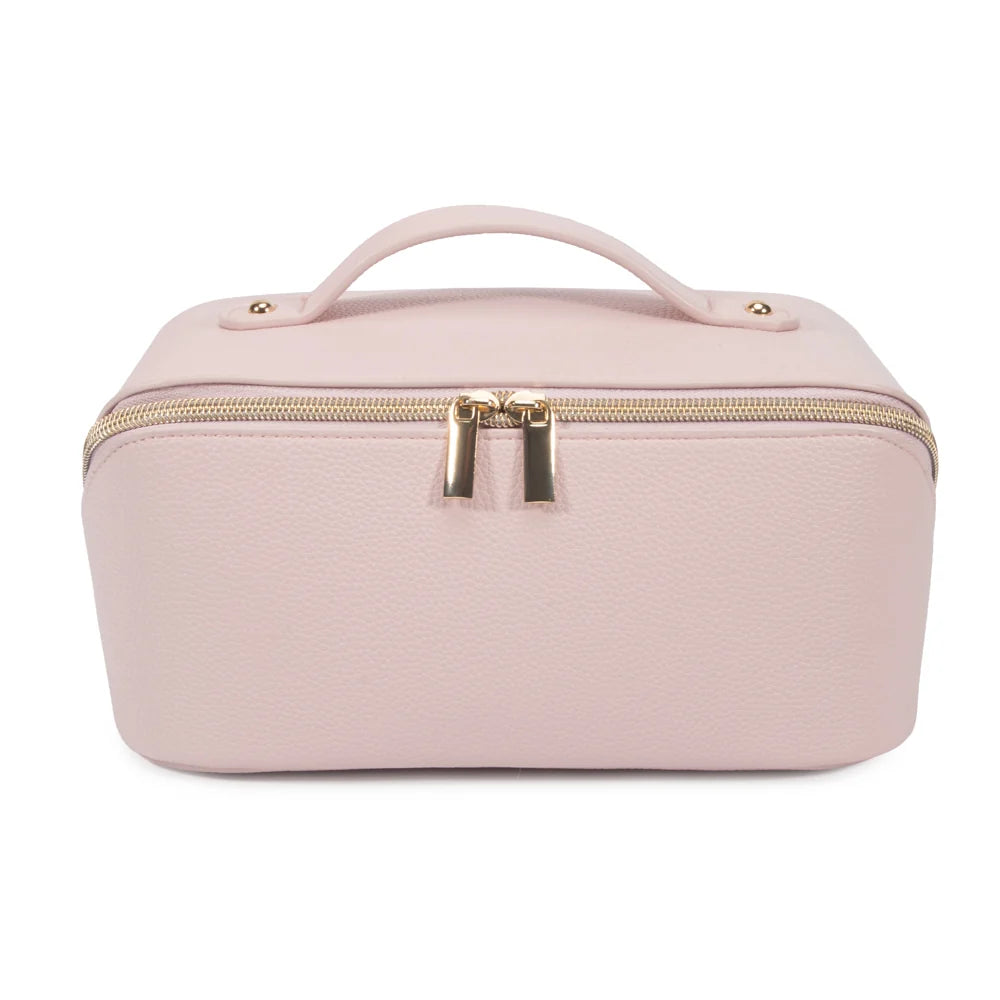 Leah Cosmetic & Toiletry Bag - Pale Pink