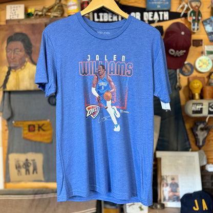 Jalen OKC Thunder Shattered Tee - Tri Royal