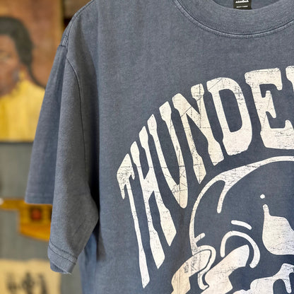Thunder Skull Tee - Faded Indigo