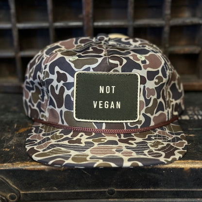 Not Vegan Camo Hat