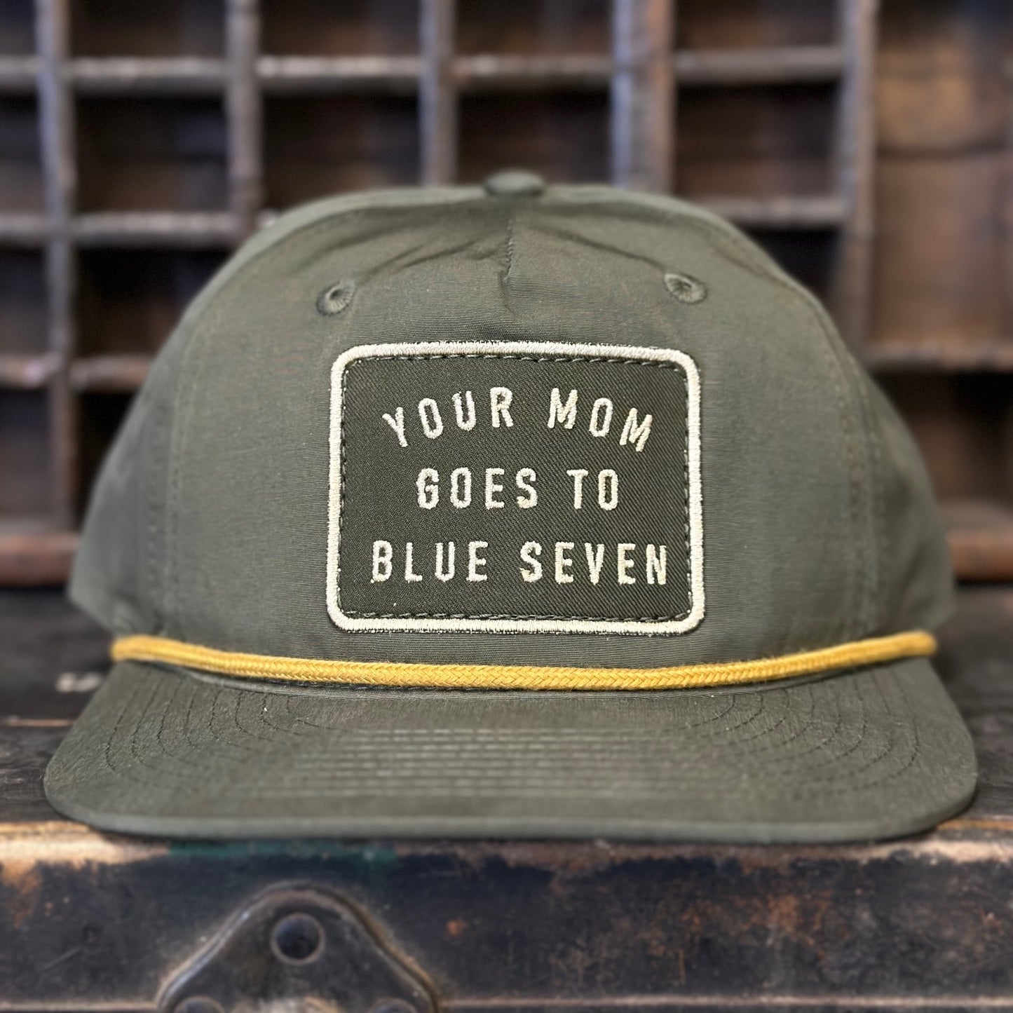 Your Mom Goes to Blue Seven Hat