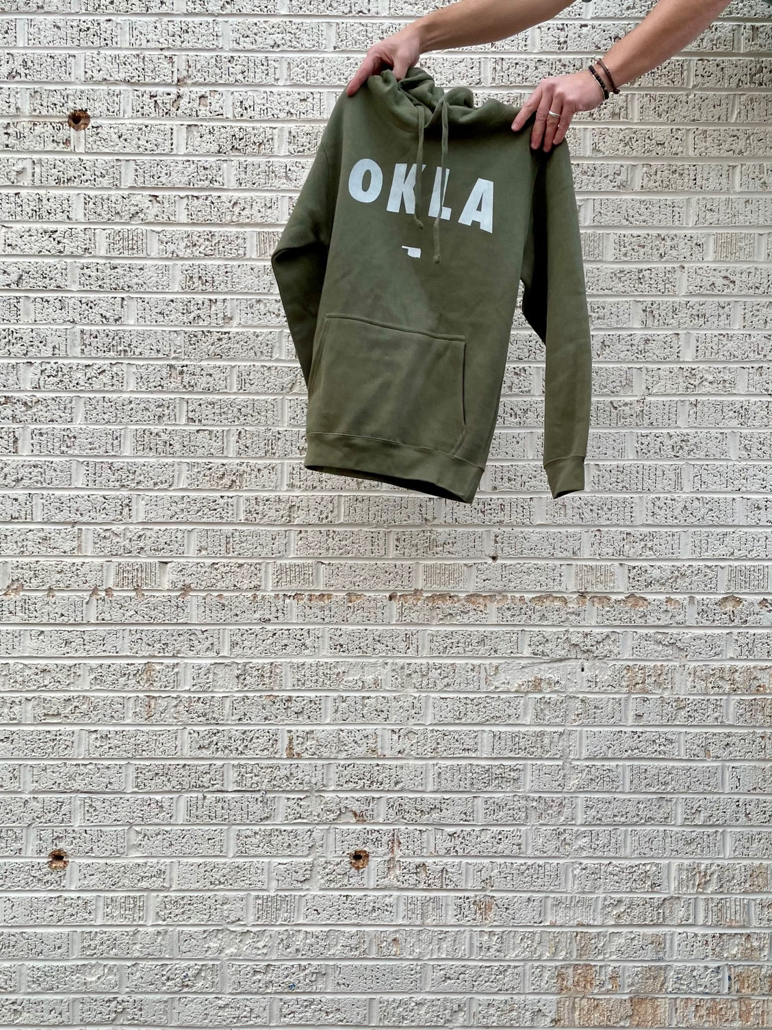 OKLA Hoodie - Olive