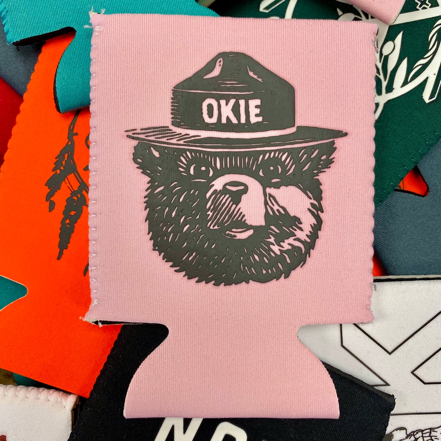 Okie the Bear Koozie