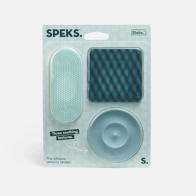 Slabs Silicone Sensory Sticker 3 Pack - Green