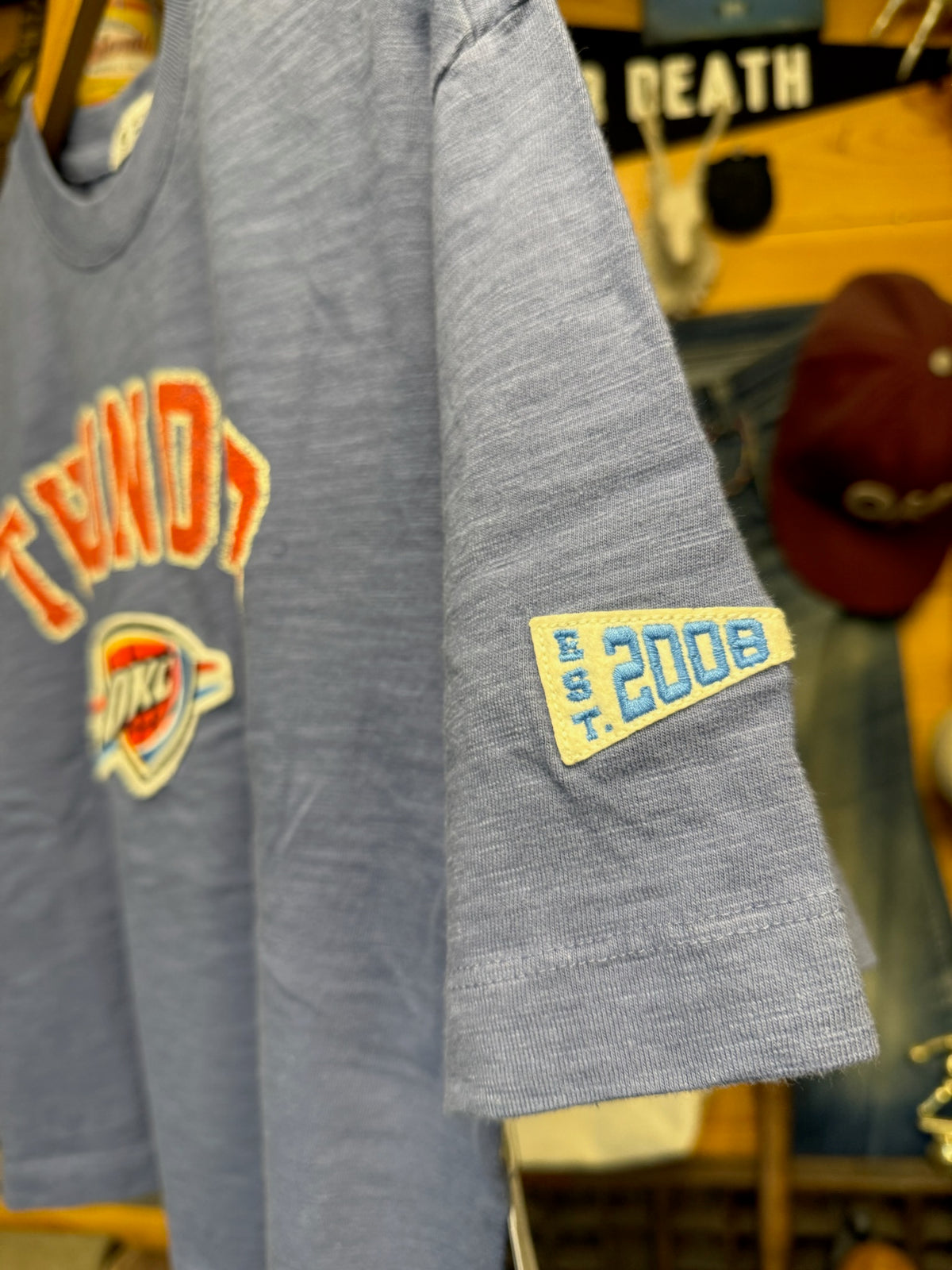 Thunder Women's Elmore Heavy Slub Tee - Thrift Blue