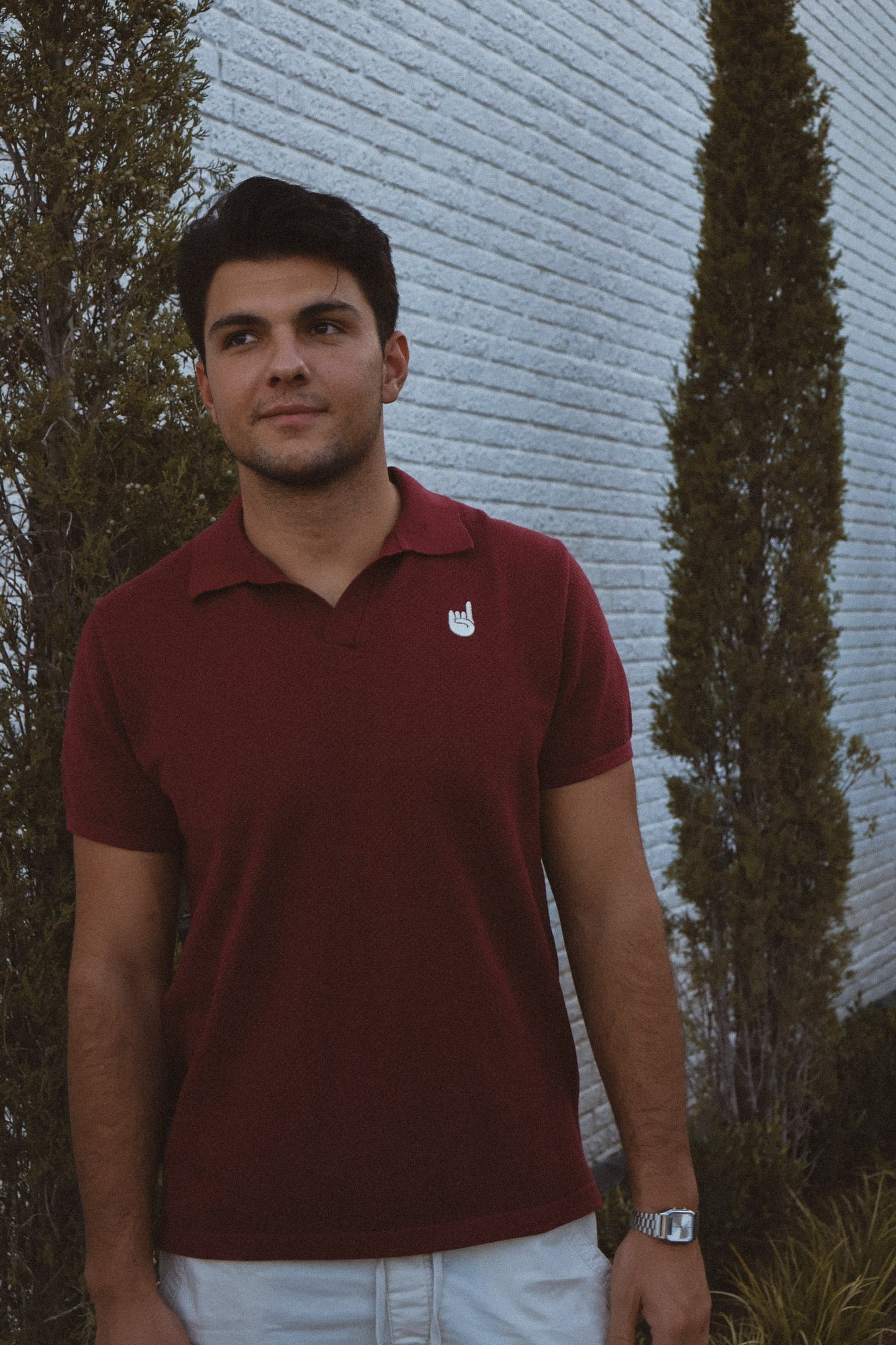 OU Crimson Vintage Sweater Polo