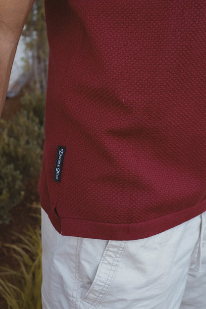 OU Crimson Vintage Sweater Polo