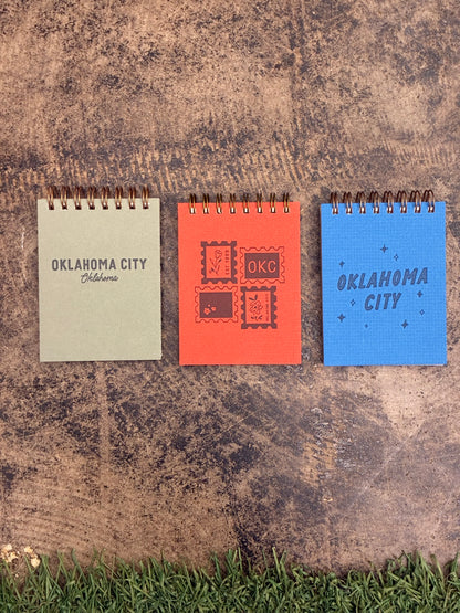 OKC Stamp Mini Jotter Notebook - Canyon