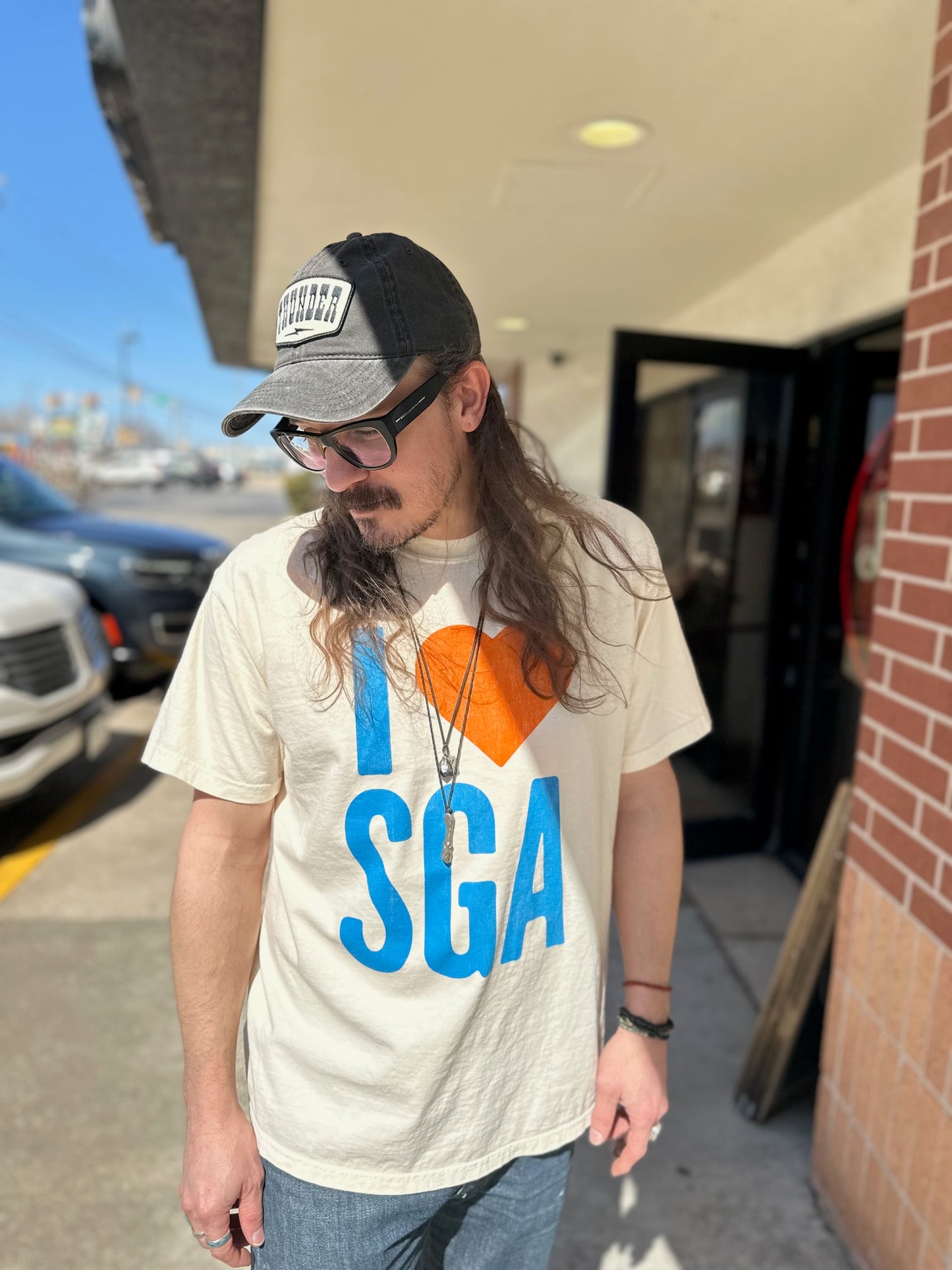 I Heart SGA Tee - Cream