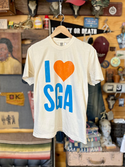 I Heart SGA Tee - Cream