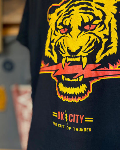 Tiger Bolt Tee - Black