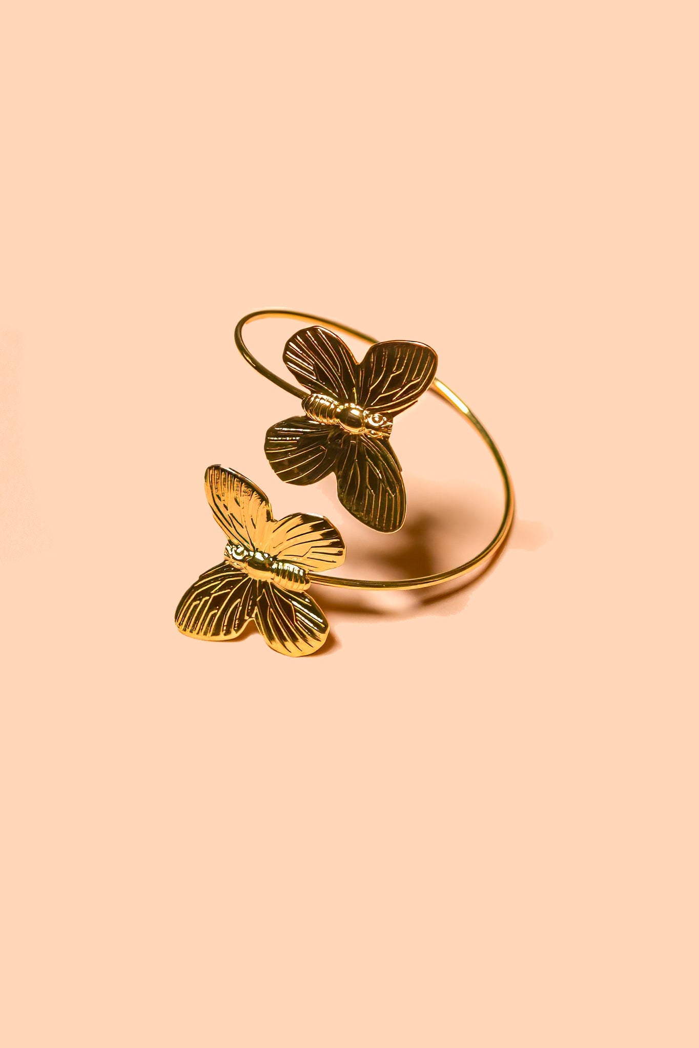 I'll Fly Away Cuff - 18K Gold Plated