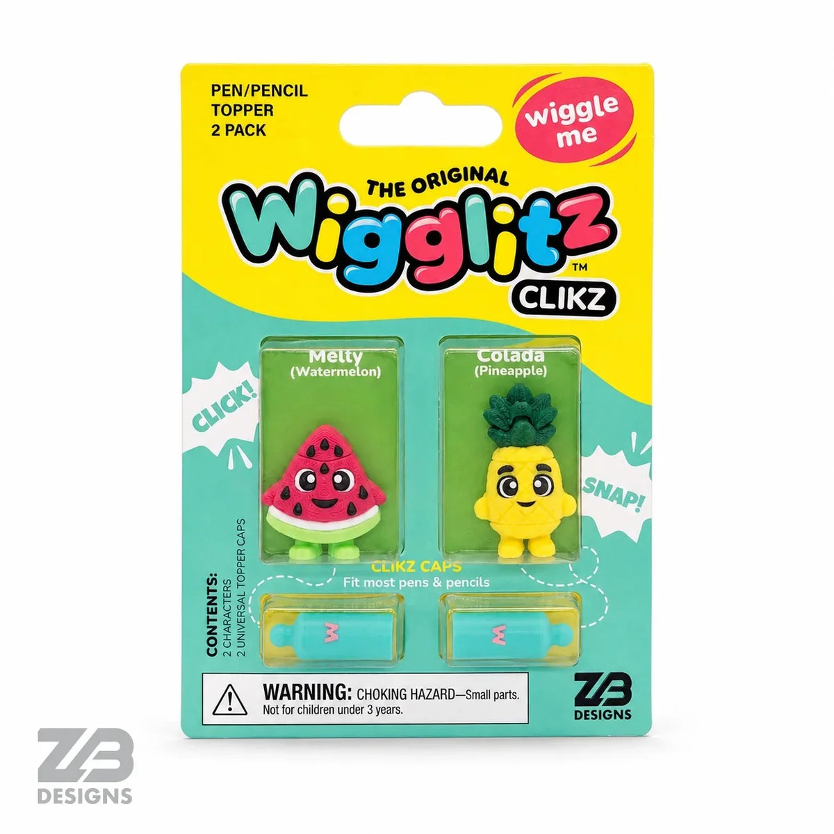 Clikz Pencil Toppers - Melly & Colada Two-Pack