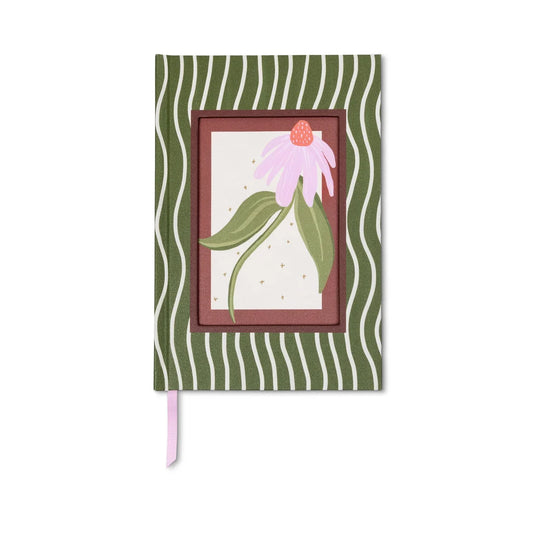 Framed Floral Journal - Coneflower