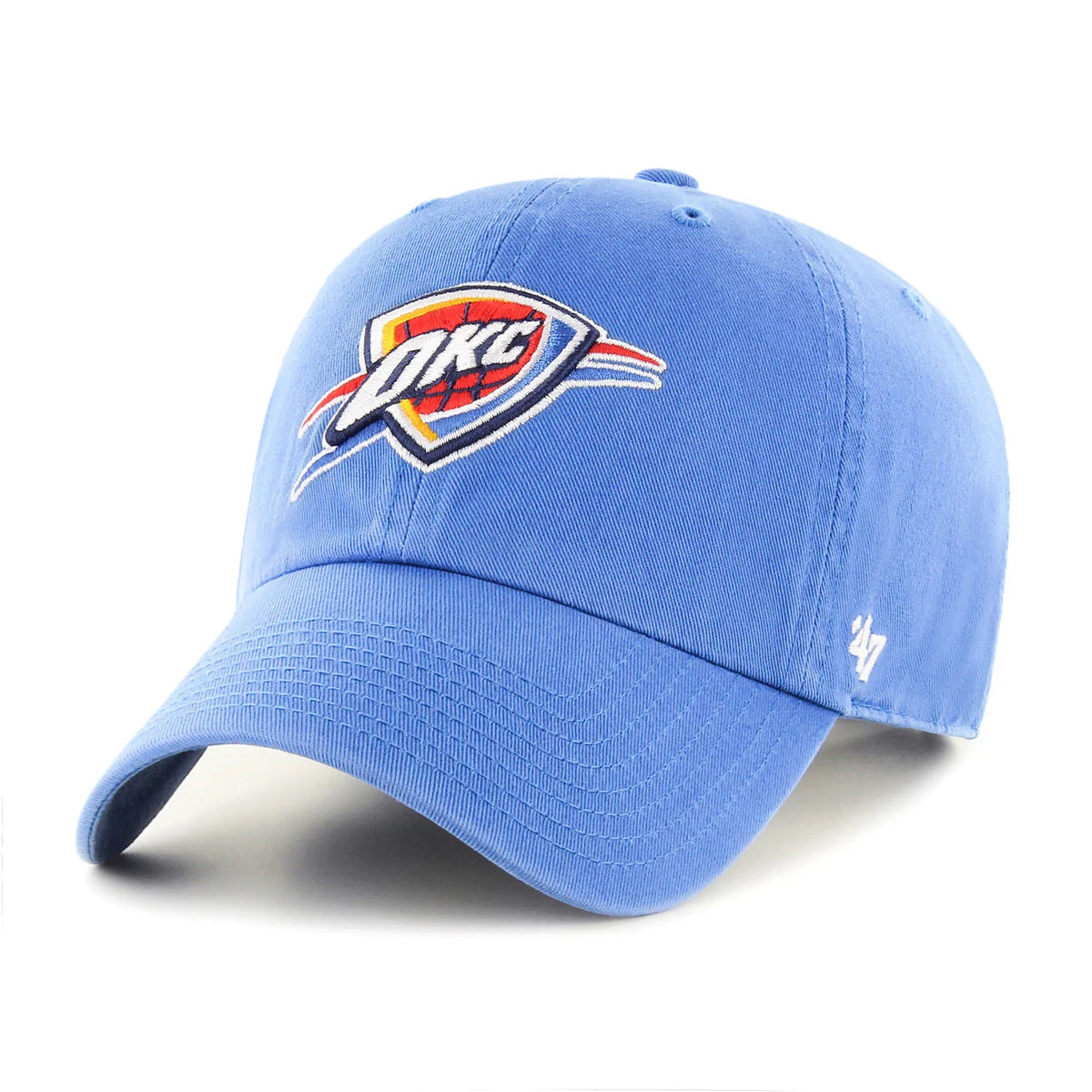 OKC Thunder Logo Trucker 47 Clean Up Hat - Blue