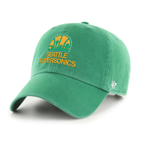 Seattle Supersonics Hardcourt Classics 47 Clean Up Hat