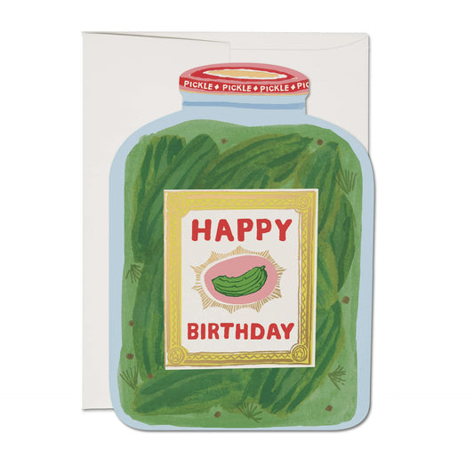 Pickle Birthday Greeting Card