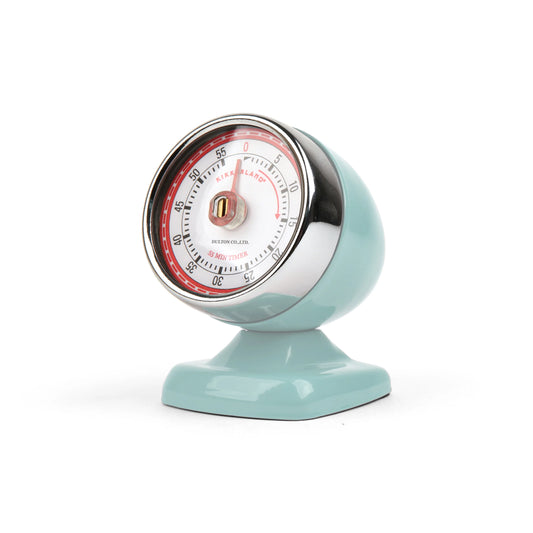 Vintage Streamline Kitchen Timer - Light Blue