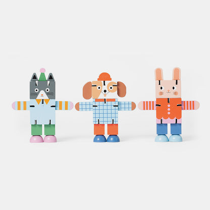 Kidoki Flexible Wooden Animals