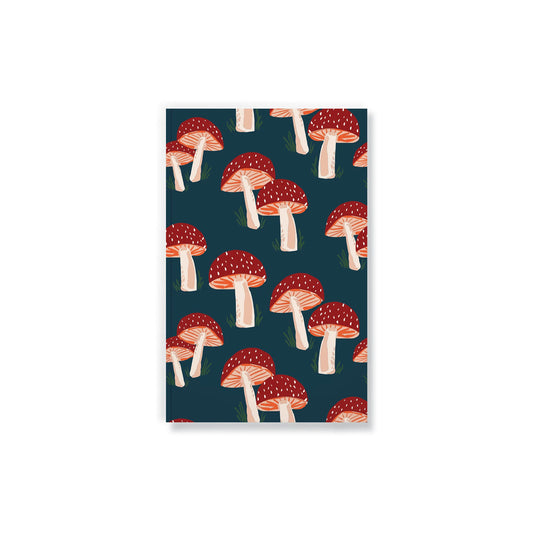 Navy Mushrooms Layflat Notebook