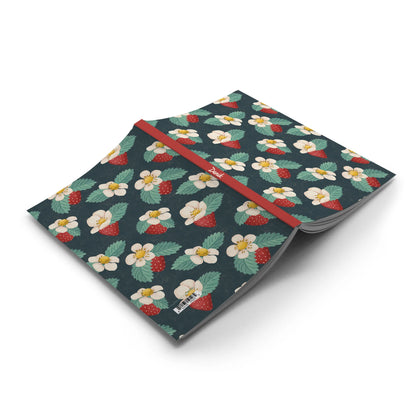 Strawberries Layflat Notebook