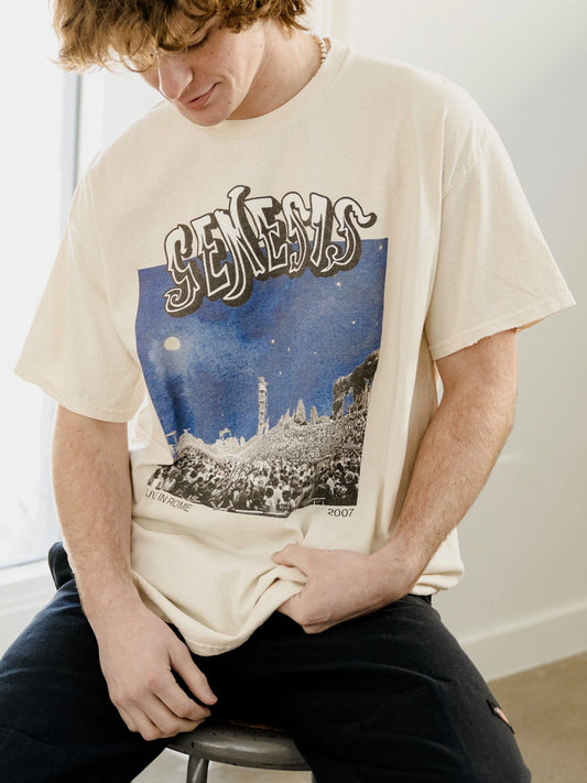 Genesis Life in Rome Thrifted Tee - Off White