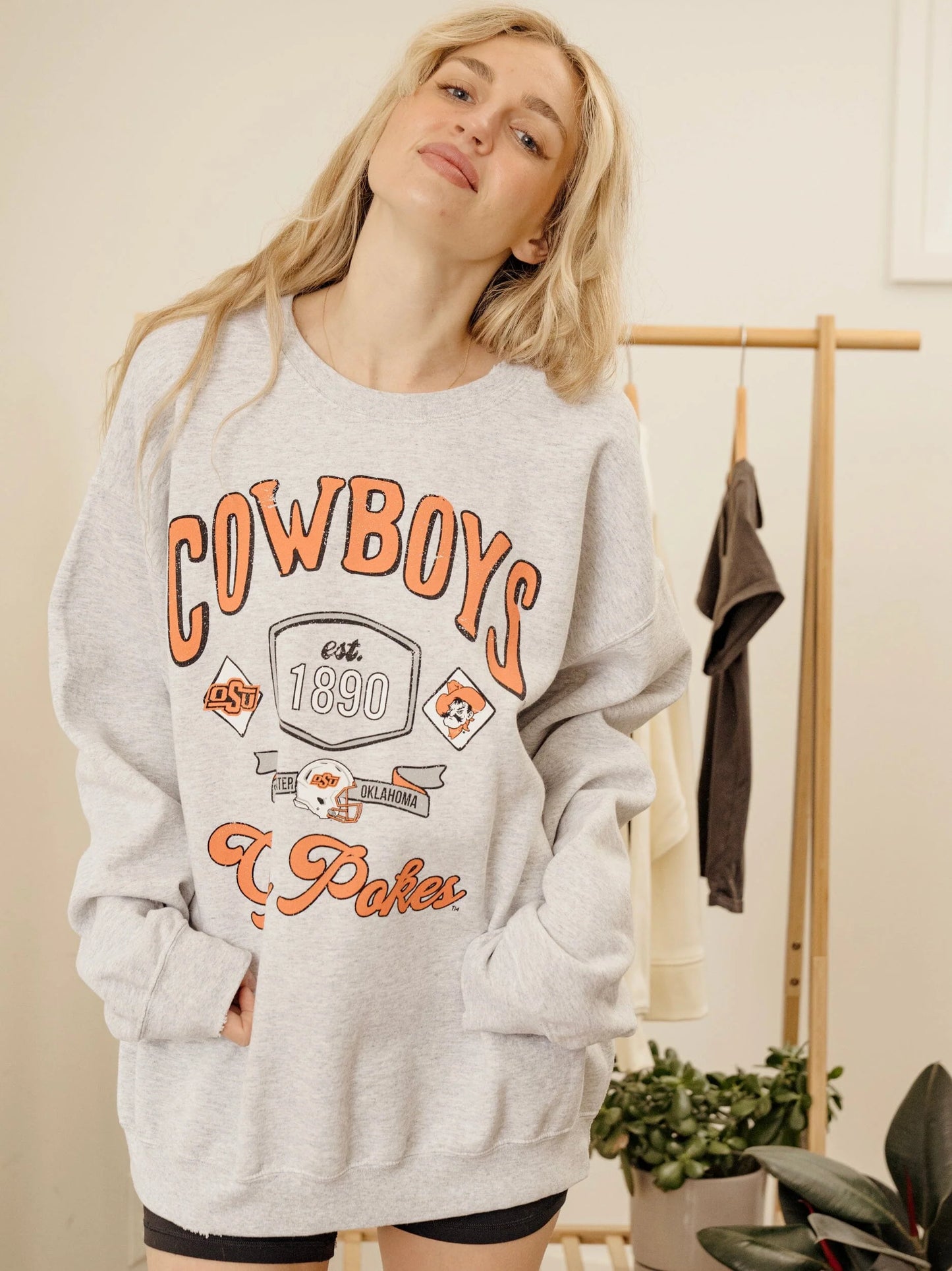 OSU Patches Sweatshirt - Ash