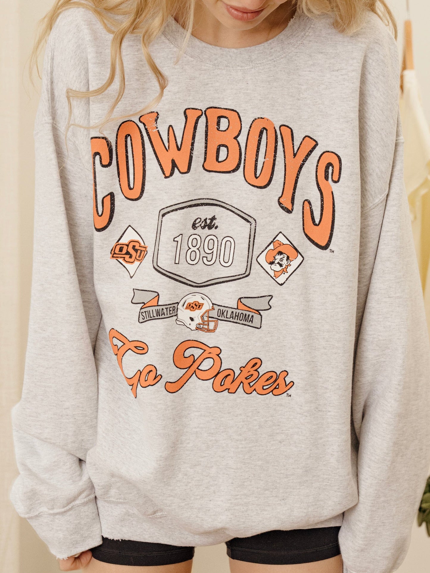 OSU Patches Sweatshirt - Ash