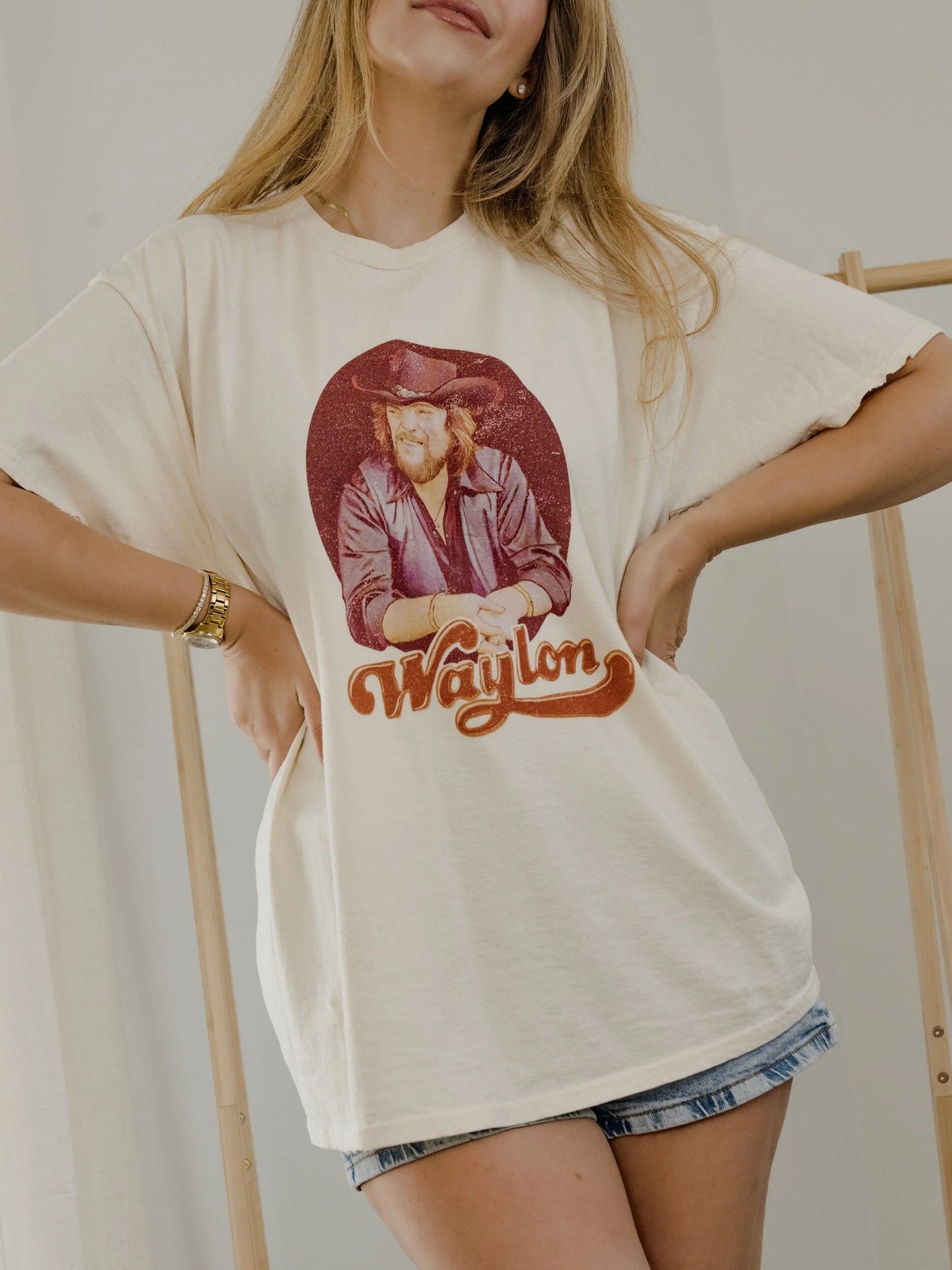 Waylon Close Up Tee - Off White