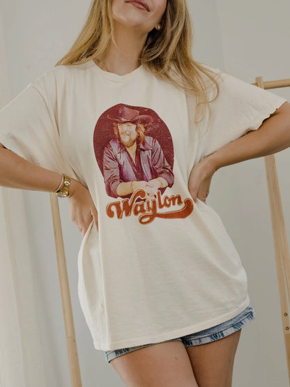 Waylon Close Up Tee - Off White