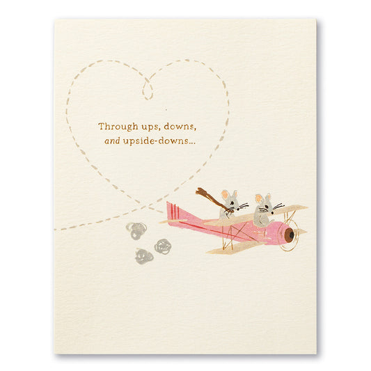 Through Ups, Downs, and Upside-Downs Card