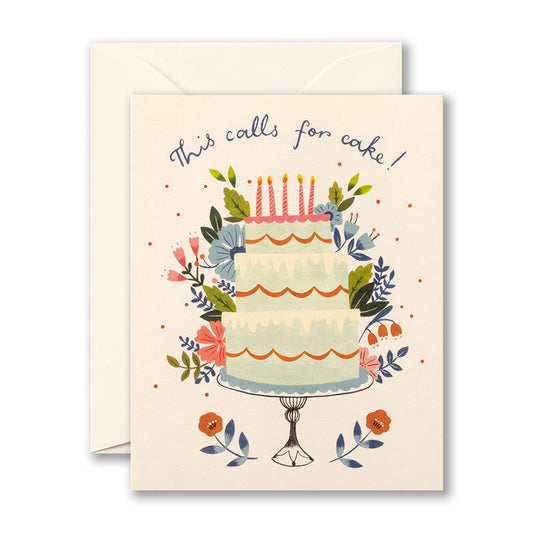 This Calls For Cake Card