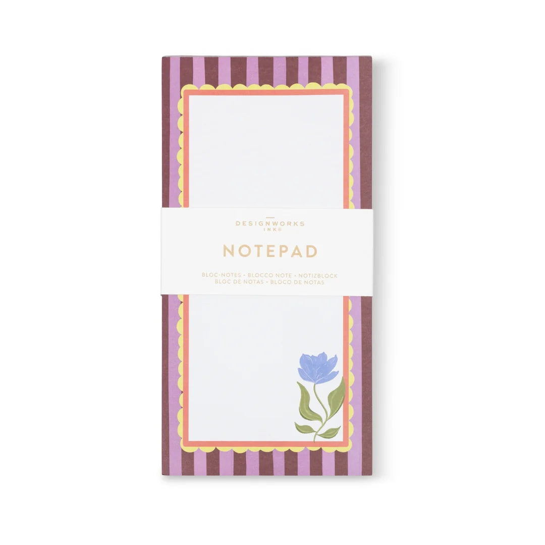 Framed Floral List Pad - Magnolia