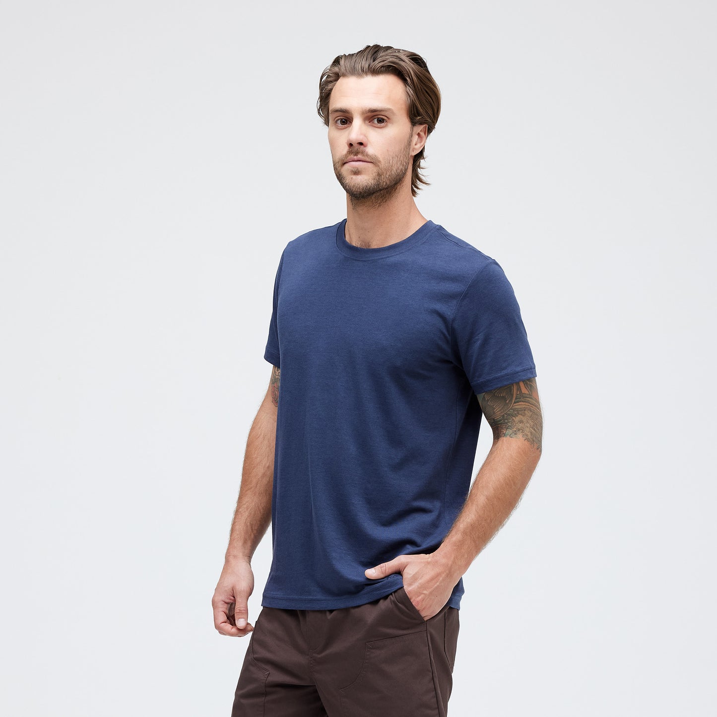 Butter Blend SS Tee - Dark Navy