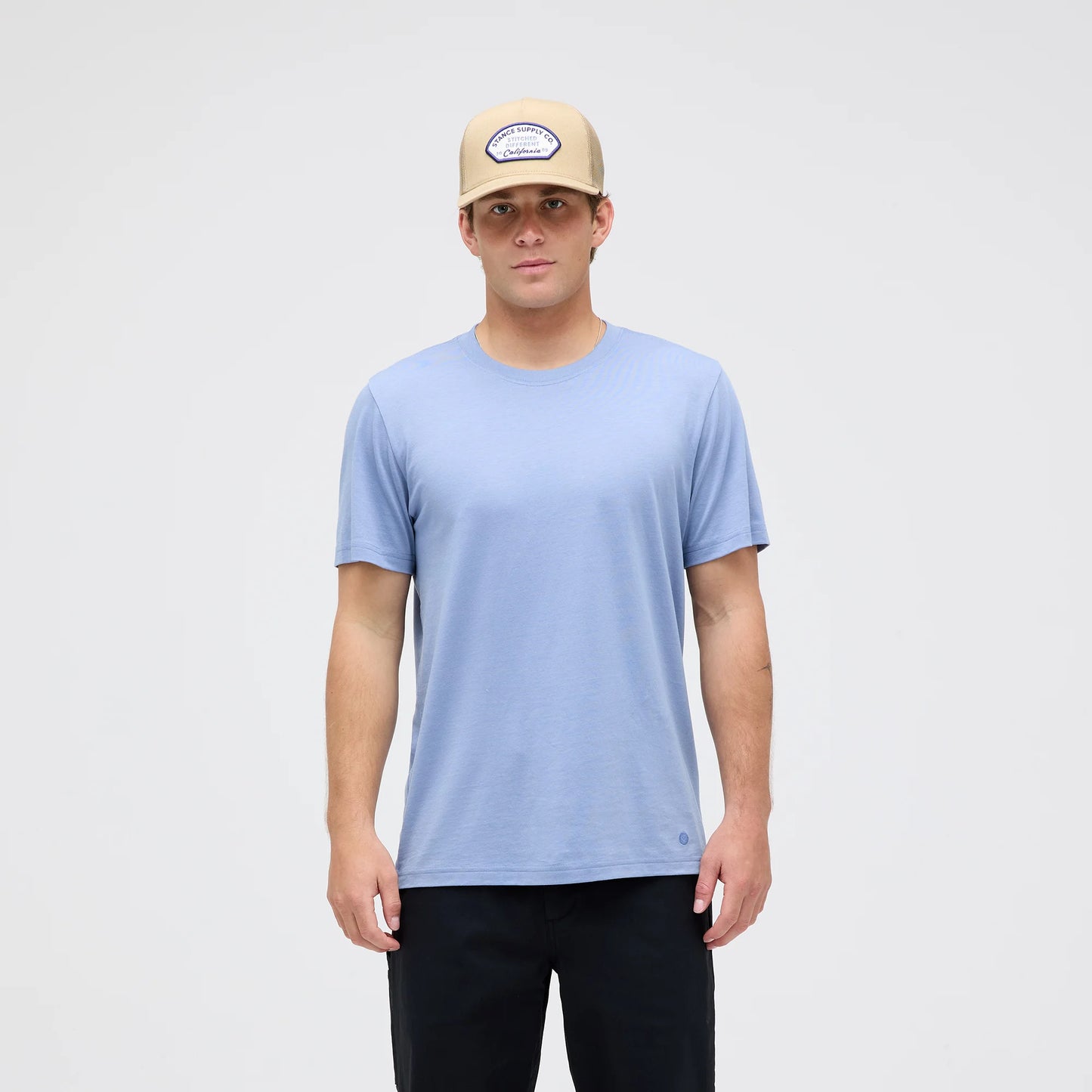 Butter Blend SS Tee - Stone Blue