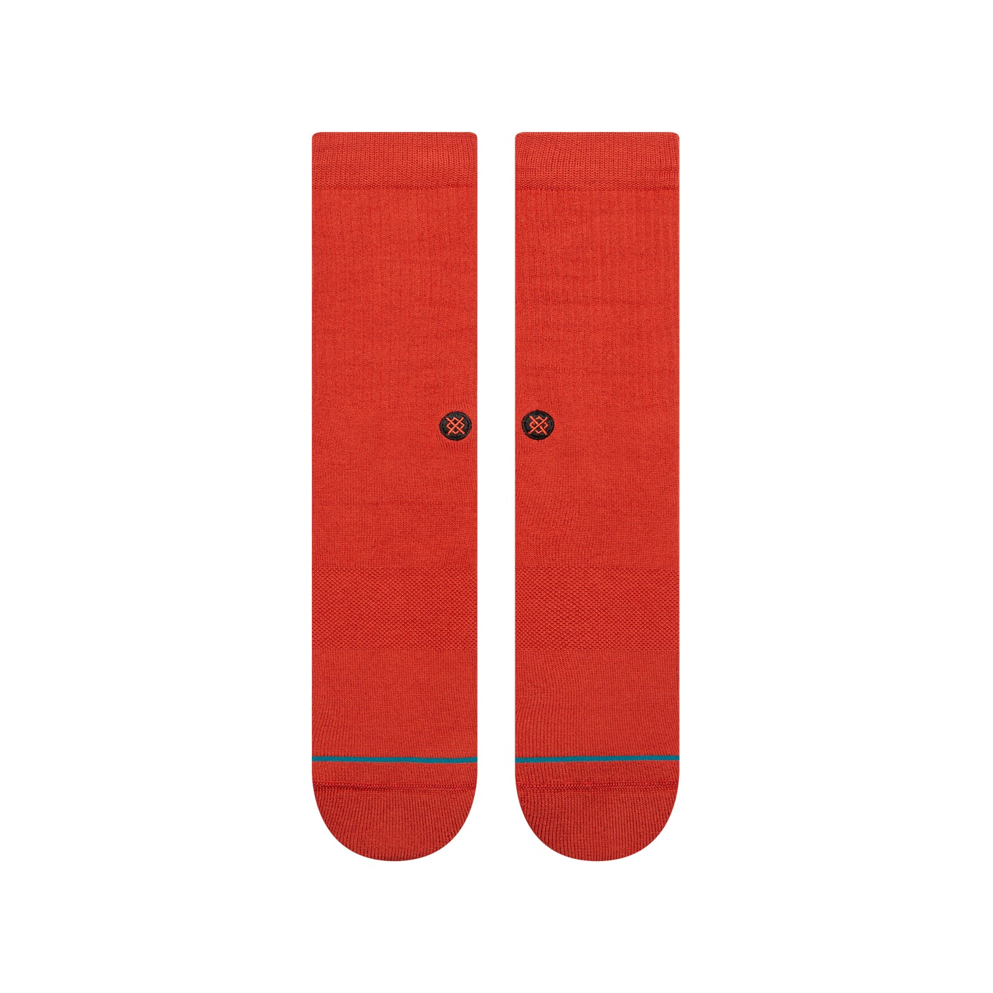 Icon Crew Socks - Dark Red - LG