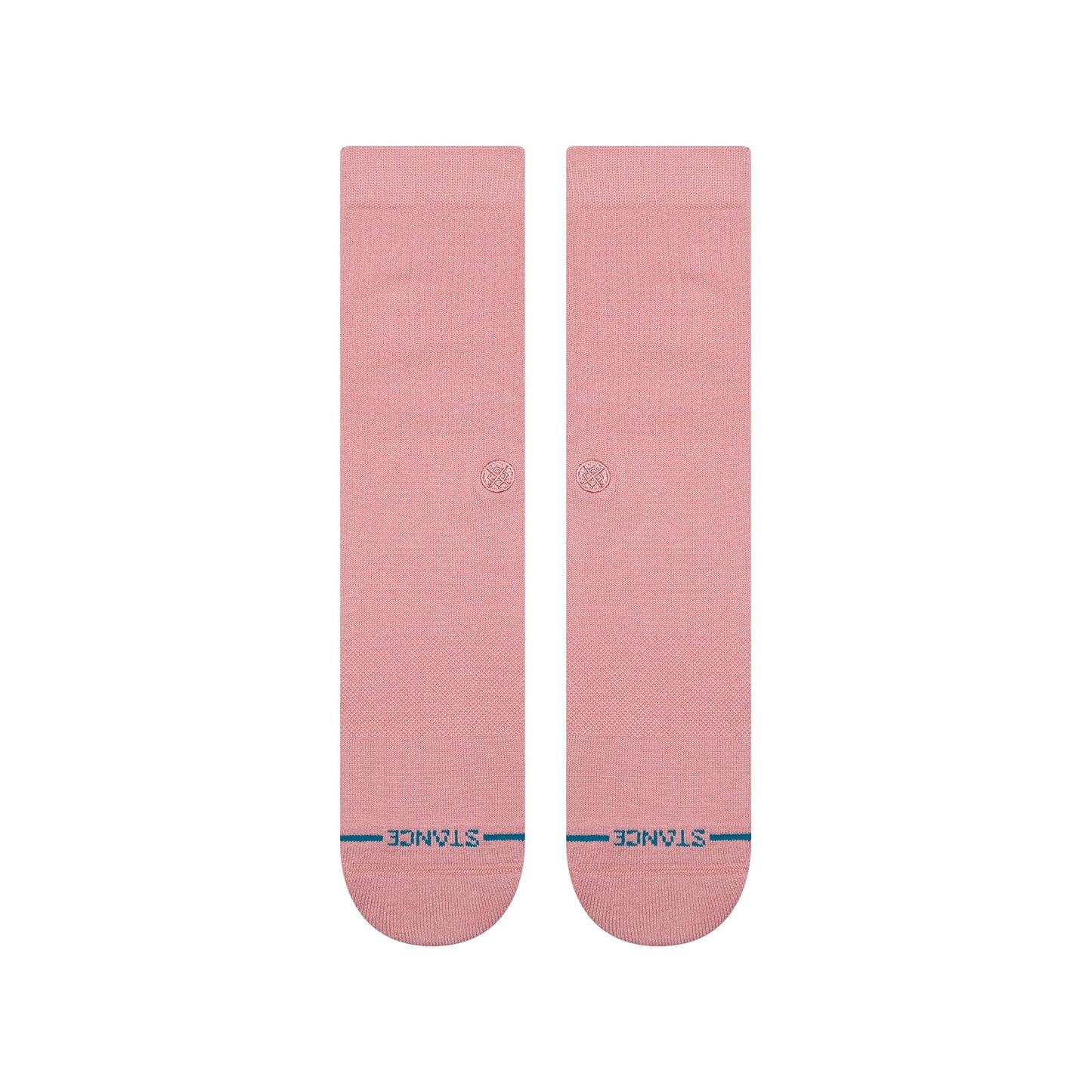 Icon Crew Socks - Dusty Rose - MD