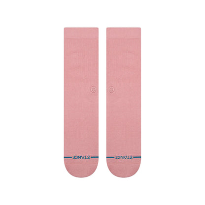 Icon Crew Socks - Dusty Rose - MD