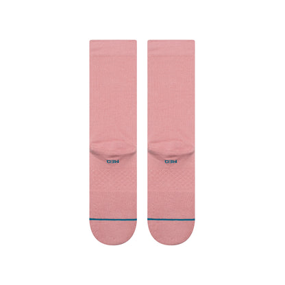 Icon Crew Socks - Dusty Rose - MD