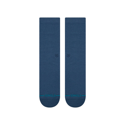 Icon Crew Socks - Dark Royal - LG