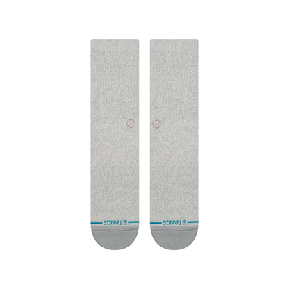 Icon Crew Socks - Grey Heather