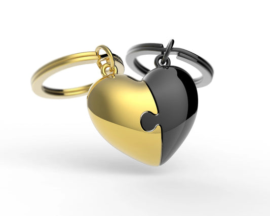 Love Puzzle Keychain