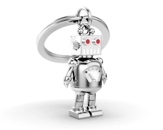 Retro Robot Keychain
